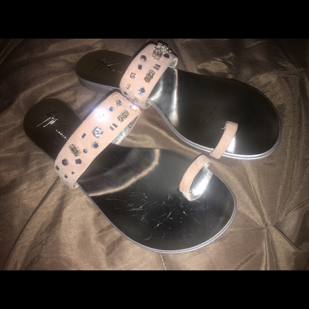 giuseppe Zanotti rhinestone sandals